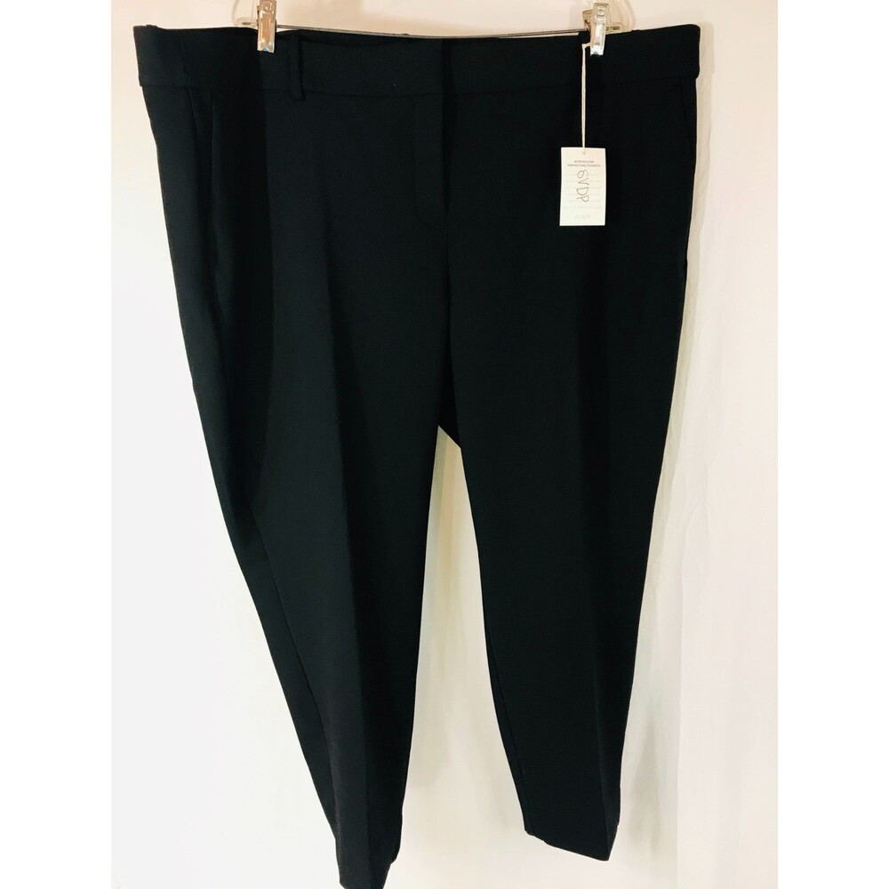 J.Crew 365 Cameron Women's Dress Pants 24 Black Straight Stretch $89.50